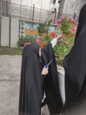 غبار روبی مزار شهید و برگزاری زیارت ال یاسین 3