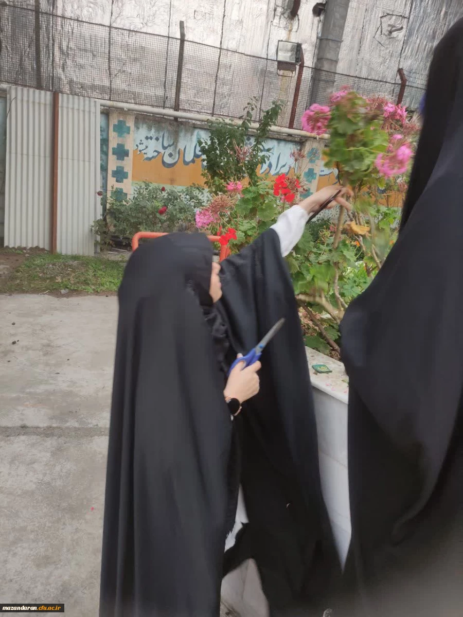 غبار روبی مزار شهید و برگزاری زیارت ال یاسین 3