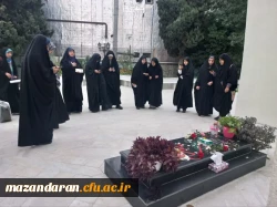 غبار روبی مزار شهید و برگزاری زیارت ال یاسین 4