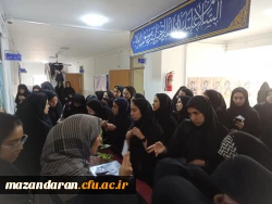 برگزاری انتخاباتجلسه سرای طیبه با حضور معصومه رضایی منش ریاست پردیس ، سید محمد اندرامی کارشناس مسئول امور دانشجویی ، سیده وصیه عابدی نماینده دفتر نهاد رهبری در دانشگاه فرهنگیان واحد خواهران ،سحر متاجی نماینده شورای صنفی، مهسا فاروقی فرمانده بسیج دانشجوئی 