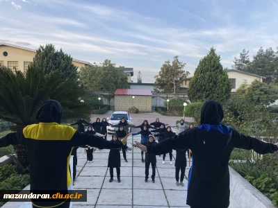 برگزاری نرمش صبحگاهی 