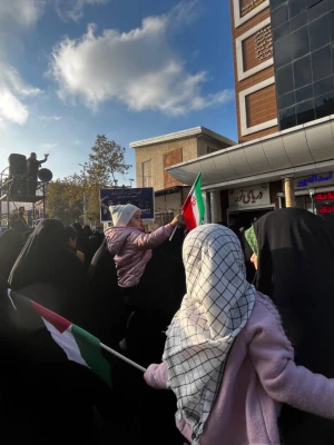 حضور در راهپیمایی جهانی حمایت از کودکان غزه و فلسطینی  4