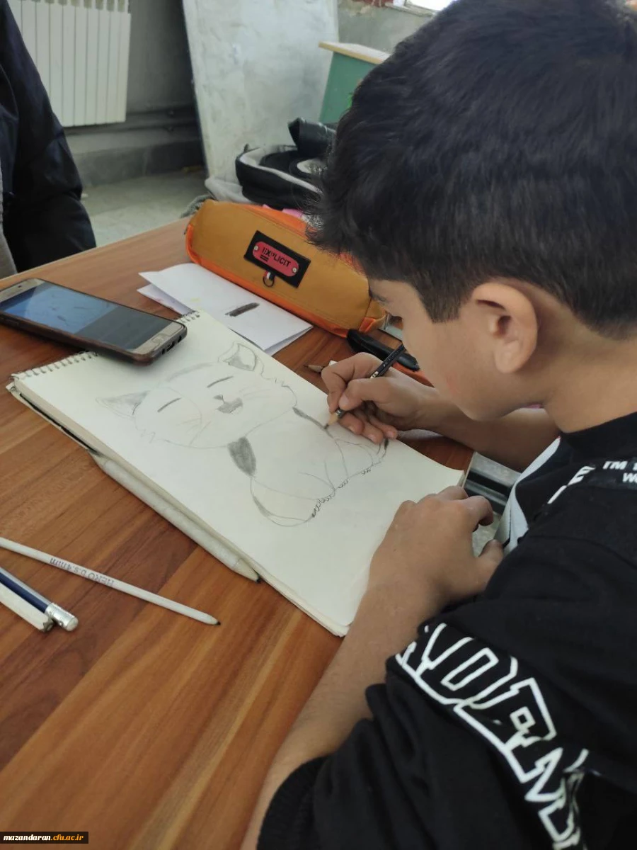 اردوی جهادی دانشجو معلمان پردیس فاطمه الزهرا (س) ساری در روستای الندان بخش چهاردانگه ساری به همت بسیج دانشجویی  3