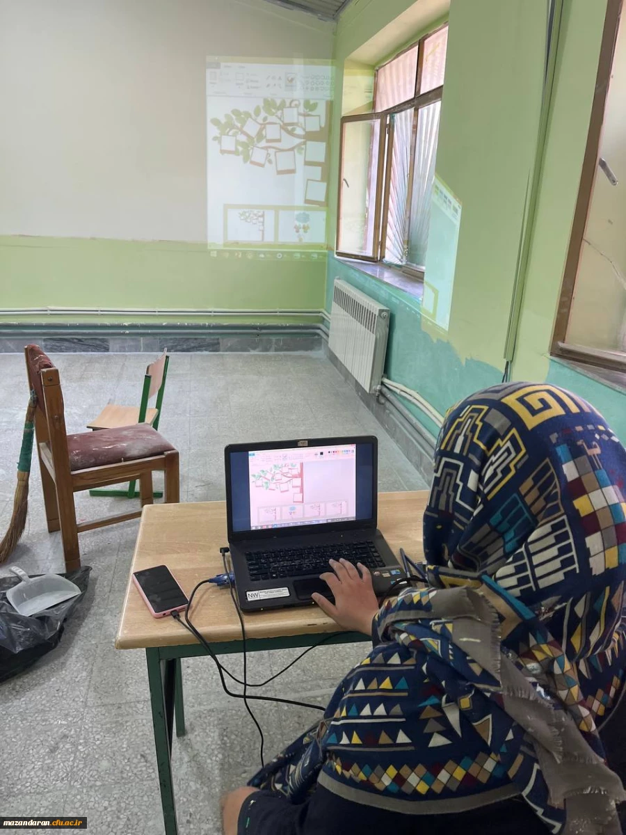 اردوی جهادی دانشجو معلمان پردیس فاطمه الزهرا (س) ساری در روستای الندان بخش چهاردانگه ساری به همت بسیج دانشجویی  4