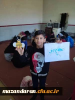 اردوی جهادی دانشجو معلمان پردیس فاطمه الزهرا (س) ساری در روستای الندان بخش چهاردانگه ساری به همت بسیج دانشجویی  5