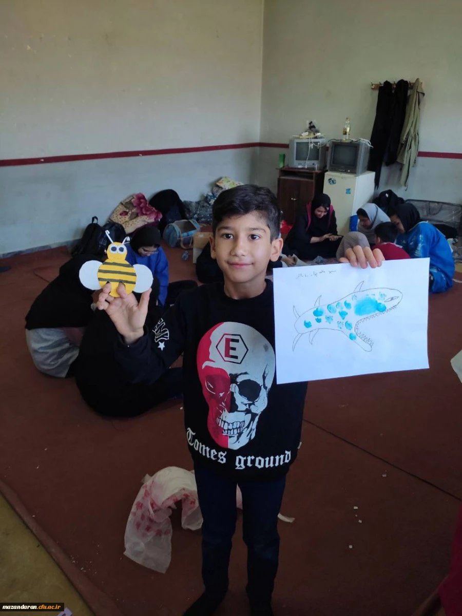 اردوی جهادی دانشجو معلمان پردیس فاطمه الزهرا (س) ساری در روستای الندان بخش چهاردانگه ساری به همت بسیج دانشجویی  5