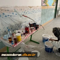 اردوی جهادی دانشجو معلمان پردیس فاطمه الزهرا (س) ساری در روستای الندان بخش چهاردانگه ساری به همت بسیج دانشجویی  6