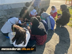 اردوی جهادی دانشجو معلمان پردیس فاطمه الزهرا (س) ساری در روستای الندان بخش چهاردانگه ساری به همت بسیج دانشجویی  8