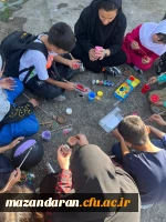 اردوی جهادی دانشجو معلمان پردیس فاطمه الزهرا (س) ساری در روستای الندان بخش چهاردانگه ساری به همت بسیج دانشجویی  9