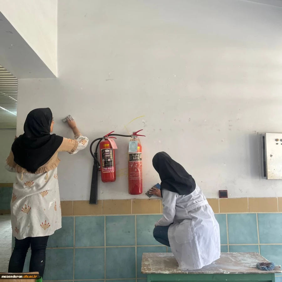 اردوی جهادی دانشجو معلمان پردیس فاطمه الزهرا (س) ساری در روستای الندان بخش چهاردانگه ساری به همت بسیج دانشجویی  10