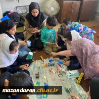 اردوی جهادی دانشجو معلمان پردیس فاطمه الزهرا (س) ساری در روستای الندان بخش چهاردانگه ساری به همت بسیج دانشجویی  16