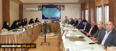 جلسه شورای پژوهشی دانشگاه فرهنگیان مازندران