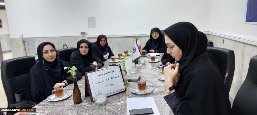 جلسه شورای دانشجویی و امور صنفی  (کمیته تغذیه سلامت )جهت بررسی نتیجه نظرسنجی کیفیت غذا  3