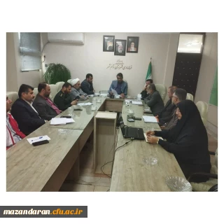 پیگیری کارهای مرتبط با تدفین شهید گمنام در فرمانداری شهرستان قائمشهر.