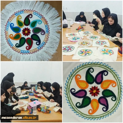 برگزاری کارگاه آموزشی پته دوزی