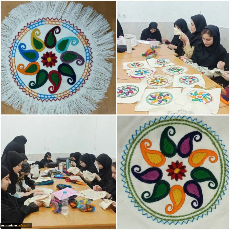 برگزاری کارگاه آموزشی پته دوزی 2