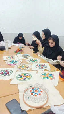 برگزاری کارگاه آموزشی پته دوزی 4