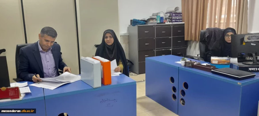 بازدید تیم ارزیابی دانشگاه فرهنگیان استان مازندران از پردیس فاطمه الزهرا (س) ساری  2