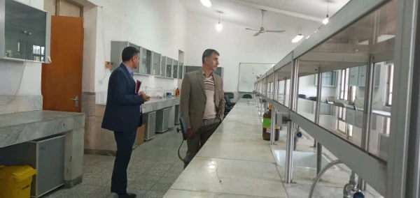 بازدید تیم ارزیابی دانشگاه فرهنگیان استان مازندران دکتر رحمان کرامتی و دکتر میرزاجانی از واحدهای مختلف اداری ،آموزشی ،سرای دانشجویی و سالن ورزشی پردیس فاطمه الزهرا(س) ساری
 4
