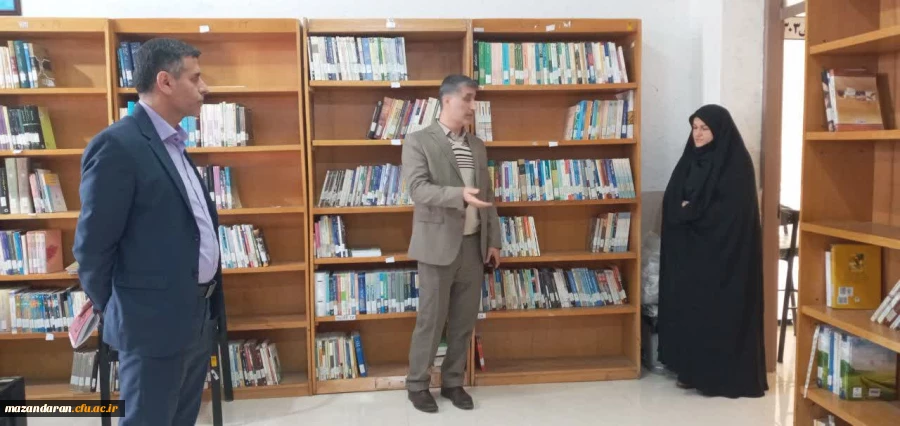 بازدید تیم ارزیابی دانشگاه فرهنگیان استان مازندران دکتر رحمان کرامتی و دکتر میرزاجانی از واحدهای مختلف اداری ،آموزشی ،سرای دانشجویی و سالن ورزشی پردیس فاطمه الزهرا(س) ساری
 5