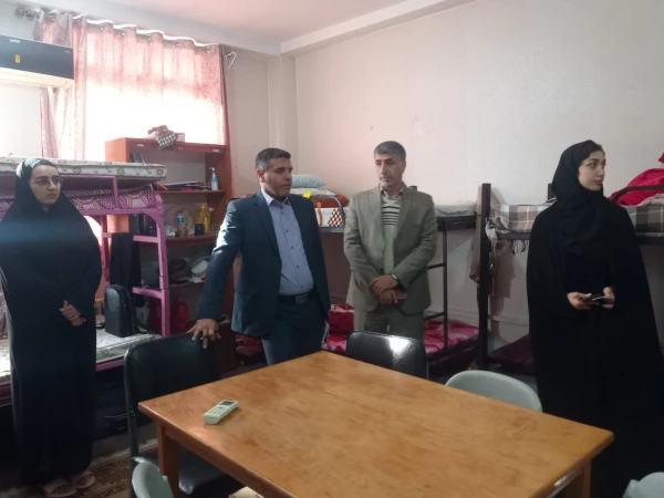 بازدید تیم ارزیابی دانشگاه فرهنگیان استان مازندران دکتر رحمان کرامتی و دکتر میرزاجانی از واحدهای مختلف اداری ،آموزشی ،سرای دانشجویی و سالن ورزشی پردیس فاطمه الزهرا(س) ساری
 2