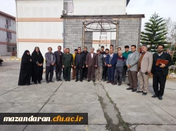  فرماندار و مسئولان شهری شهرستان قائمشهر از روند ساخت المان شهید گمنام 4