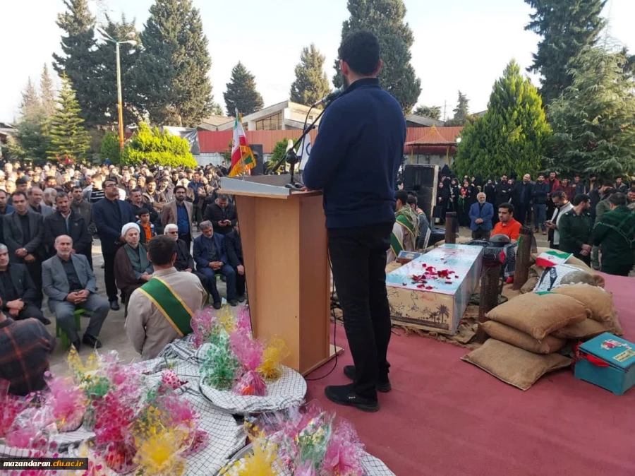 مراسم تشییع و تدفین شهید گمنام هشت سال دفاع مقدس  11