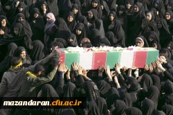 مراسم تشییع و تدفین شهیدان گمنام هشت سال دفاع مقدس 5