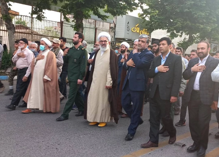 مراسم تشییع و تدفین شهیدان گمنام هشت سال دفاع مقدس 6