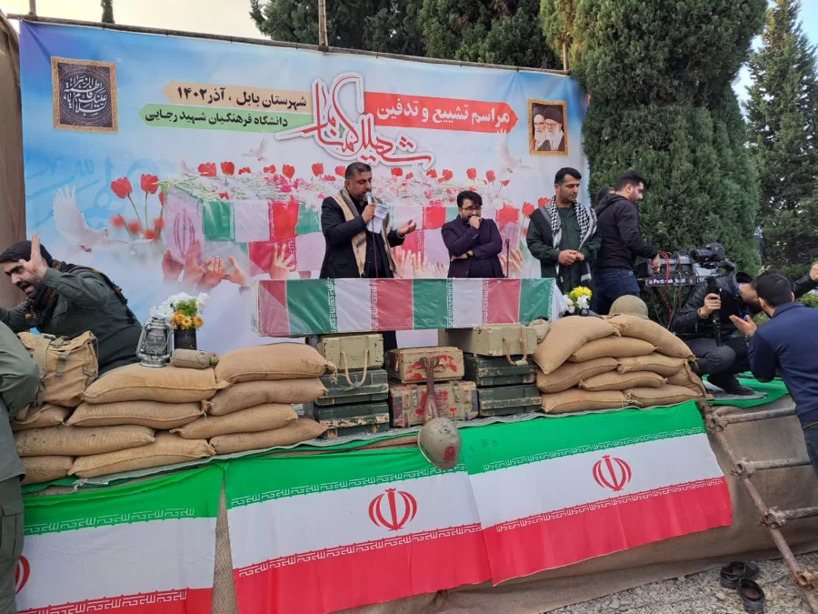 مراسم تشییع و تدفین شهیدان گمنام هشت سال دفاع مقدس 21