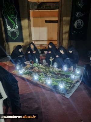 قرائت زیارت عاشورا در کنار مزار مطهر شهید گمنام