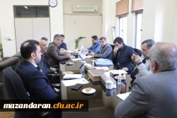 جلسه توجیهی ریاست دانشگاه فرهنگیان مازندران با مدیران گروه ها و روسای ادارات 2