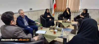 نشست مسئولین اداره فرهنگ و ارشاد اسلامی شهرستان ساری با مسئولین پردیس خواهران ساری 