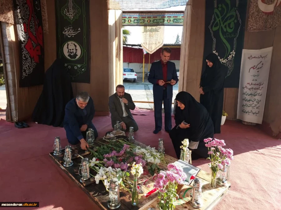 مراسم هفتمین روز تدفین شهید گمنام 2