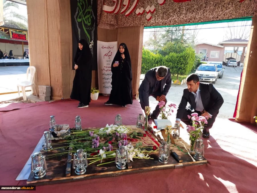 مراسم هفتمین روز تدفین شهید گمنام 7