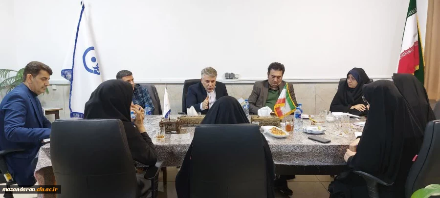 بازدید گروه نظارت و ارزیابی دانشگاه فرهنگیان از مدیریت امور پردیس های استان مازندران 10