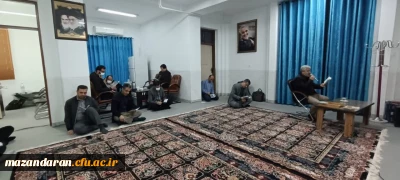 مراسم هفتگی قرائت زیارت عاشورا 
