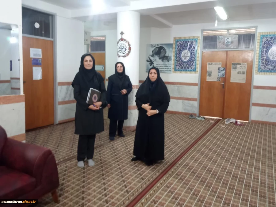 بازدید تیم نظارت و ارزیابی سازمان مرکزی از پردیس فاطمه الزهرا (س) ساری  4