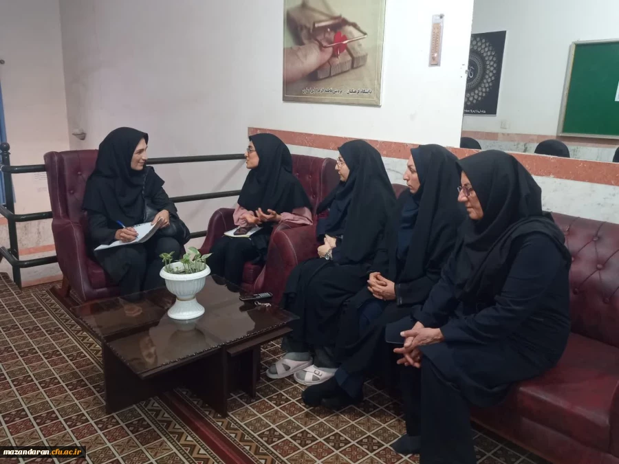 بازدید تیم نظارت و ارزیابی سازمان مرکزی از پردیس فاطمه الزهرا (س) ساری  5