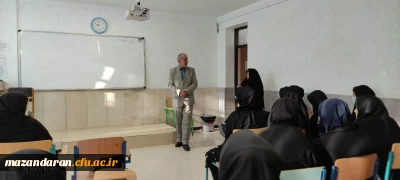 حضور و بازدید رییس دانشگاه فرهنگیان مازندران از کلاس های آموزشی
