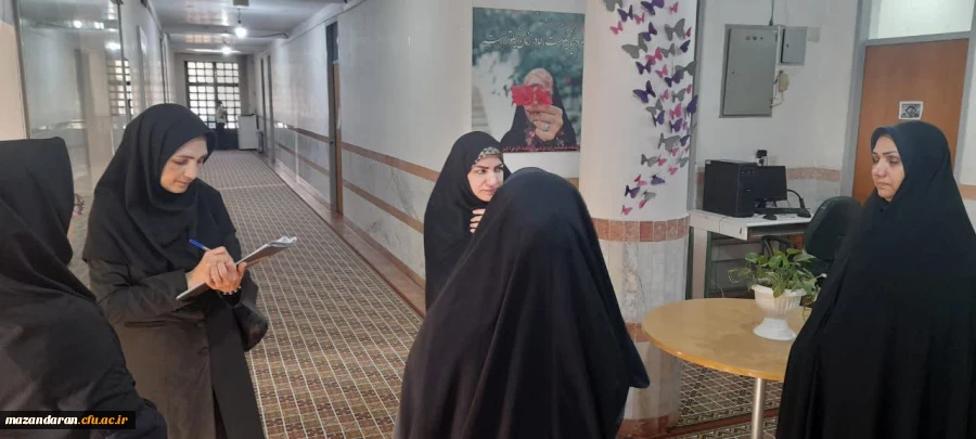 بازدید تیم نظارت و ارزیابی سازمان مرکزی از پردیس فاطمه الزهرا (س) ساری  15