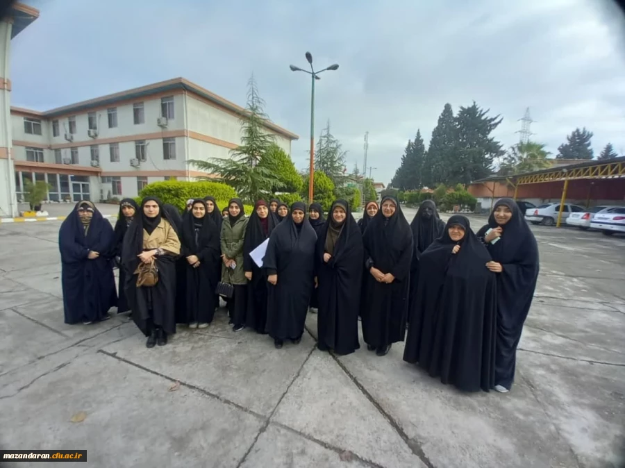 آیین بدرقه راهیان مقاومت دانشجویان واحد خواهران دانشگاه فرهنگیان استان مازندران  4