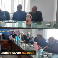 اعتکاف محور نشست مسئولین شهرستان نوشهر 2