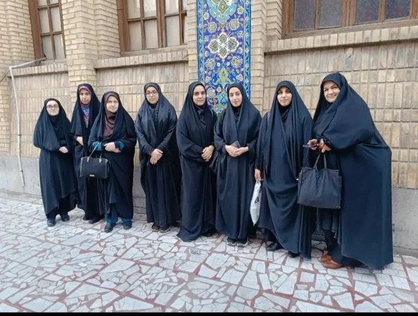 حضور کارکنان و دانشجو معلمان بسیجی  در  مراسم یادبود شهدای کرمان در گلزار شهدای ساری 2