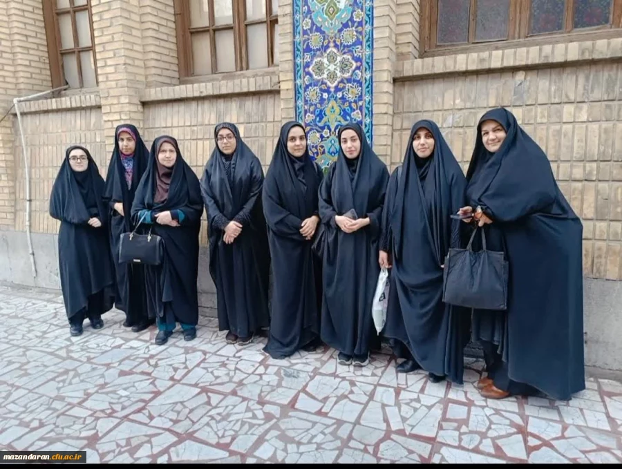 حضور کارکنان و دانشجو معلمان بسیجی  در  مراسم یادبود شهدای کرمان در گلزار شهدای ساری 2