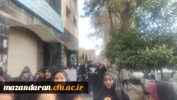 حضور کارکنان و دانشجو معلمان بسیجی  در  مراسم یادبود شهدای کرمان در گلزار شهدای ساری 5