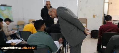 بازدید از امتحانات پایانی ترم اول