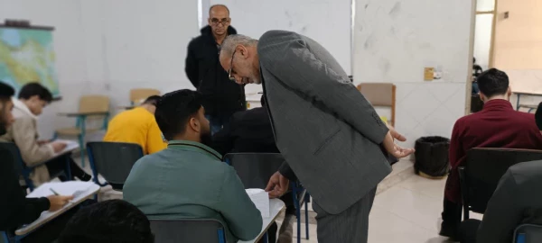 بازدید از امتحانات پایانی ترم اول 2