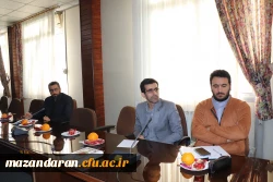 جلسه اداری دکتر مهدوی رئیس دانشگاه در مرکز شهید رجایی بابل 4