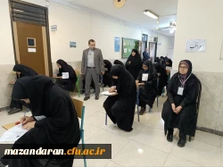 بازدید سیدعابدین خدادادی از حوزه امتحانات پایان ترم پردیس فاطمه الزهرا (س) ساری 2